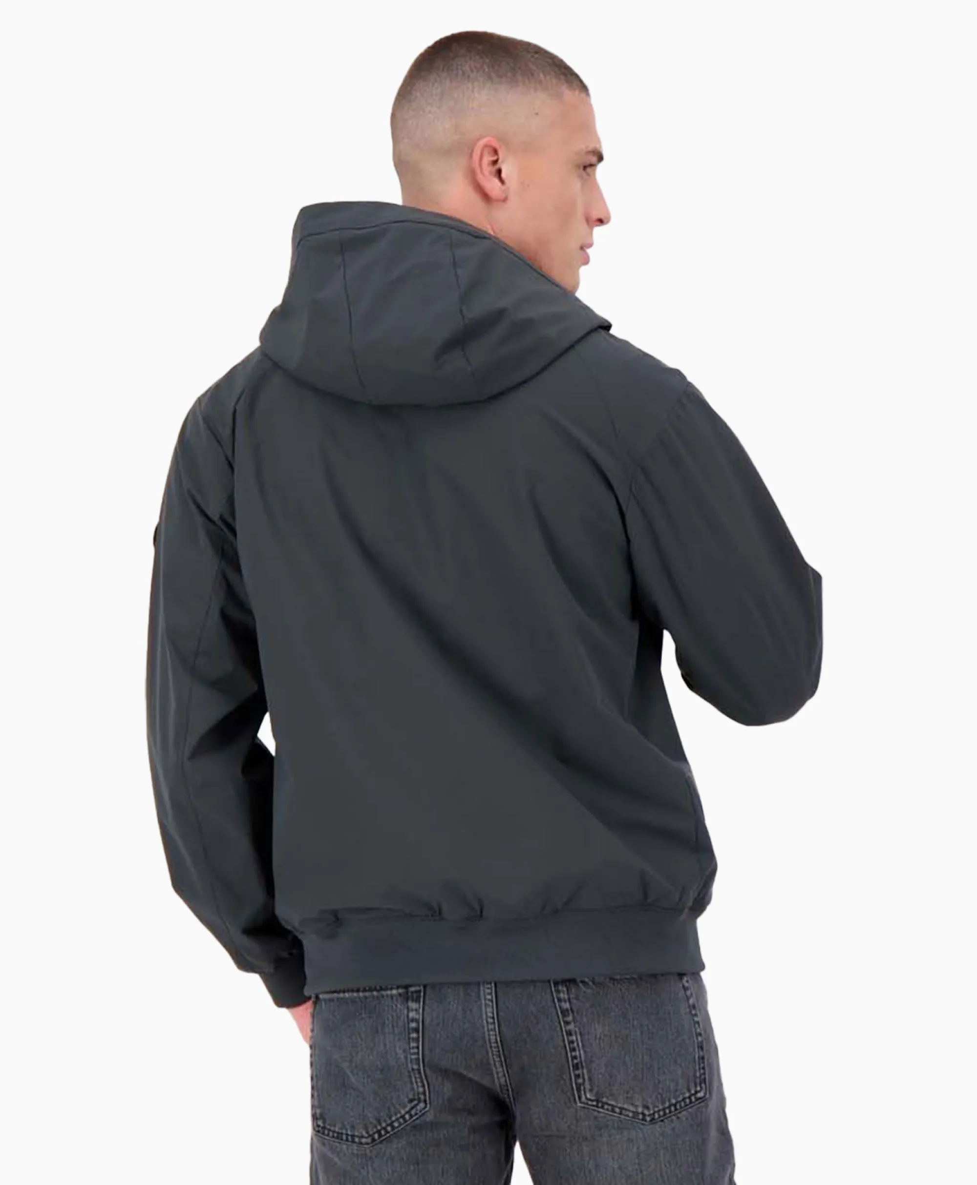 Airforce Jack Hooded Four-Fay Stretch Donker Grijs*Heren Jassen