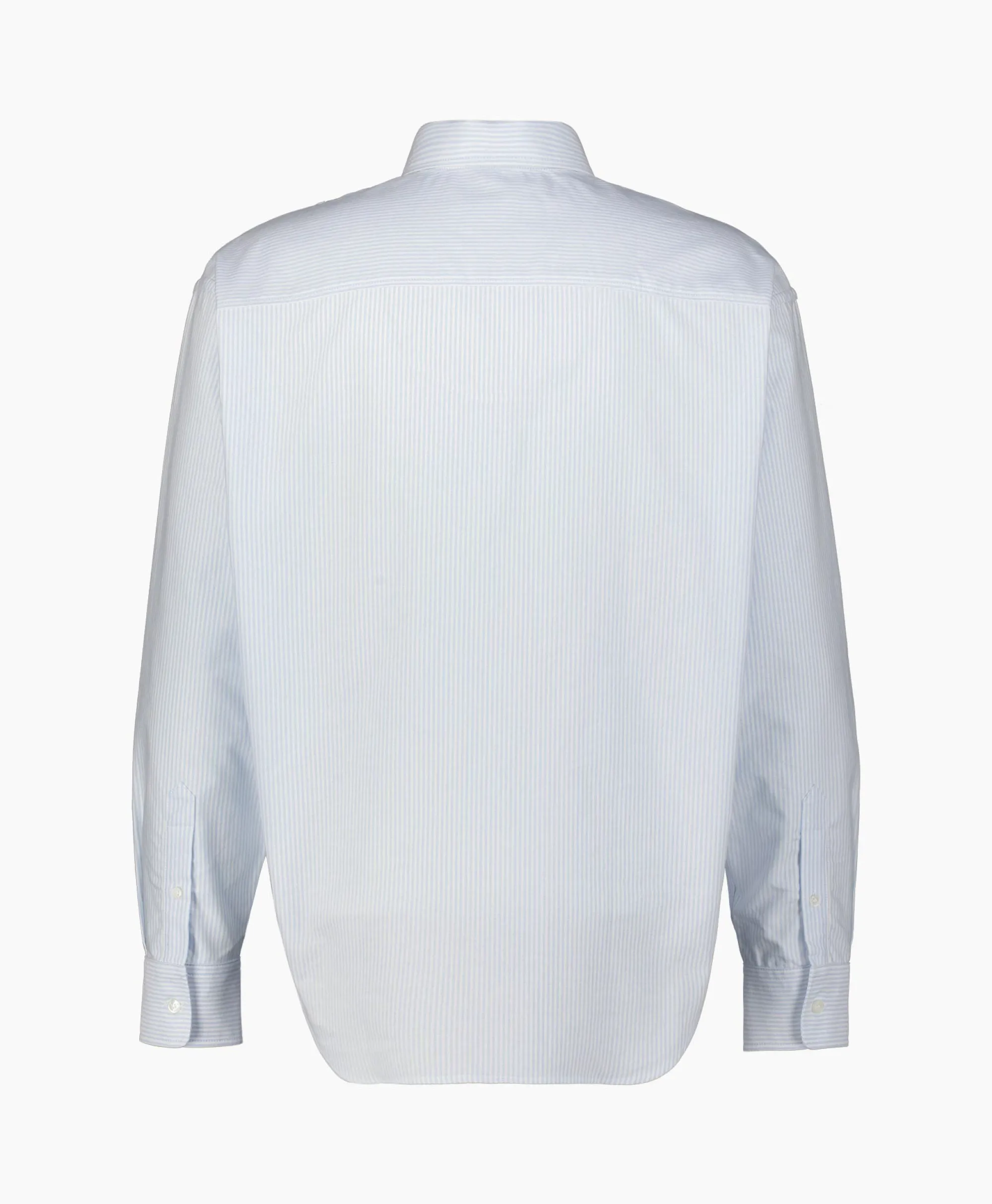 Ami Paris Overhemd Boxy Fit Licht Blauw*Heren Overhemden