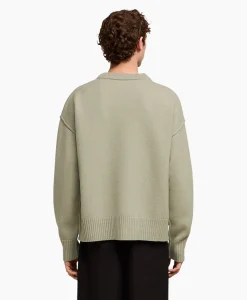 Ami Paris Vest Off White Adc Zand*Heren Vesten