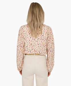 Anna Van Toor Blouse 74A05-03220A Rood*Dames Blouses