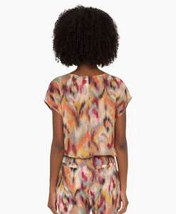 Anna Van Toor Blouse 26A05-03446A Zand*Dames T-Shirts & Tops