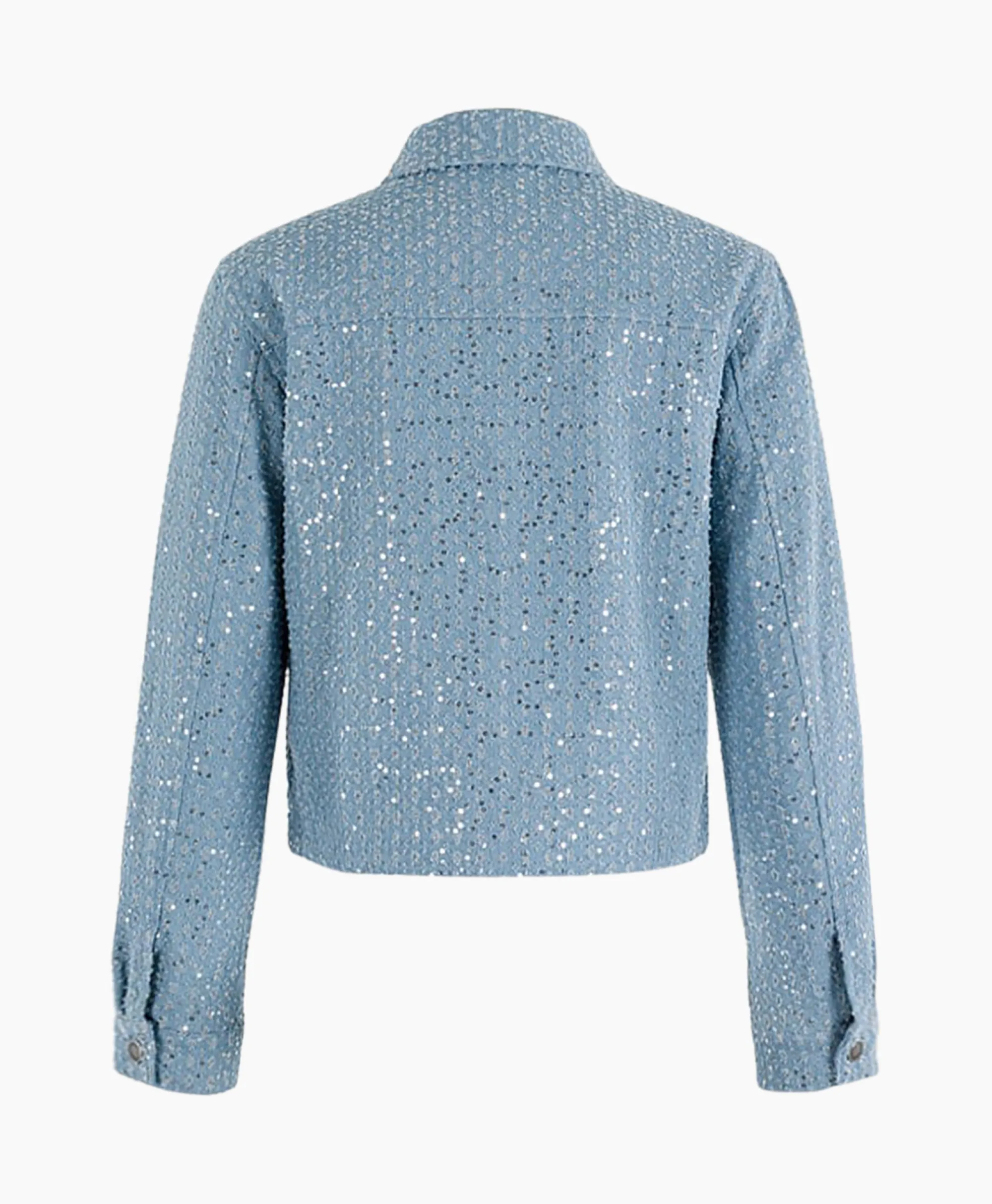 Anna Van Toor Spijkerjas 17A01-02612 Blauw*Dames Blouses