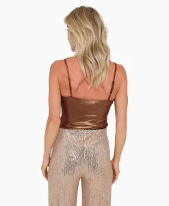 Anna Van Toor T-Shirt 74A04-03657 Brons*Dames T-Shirts & Tops