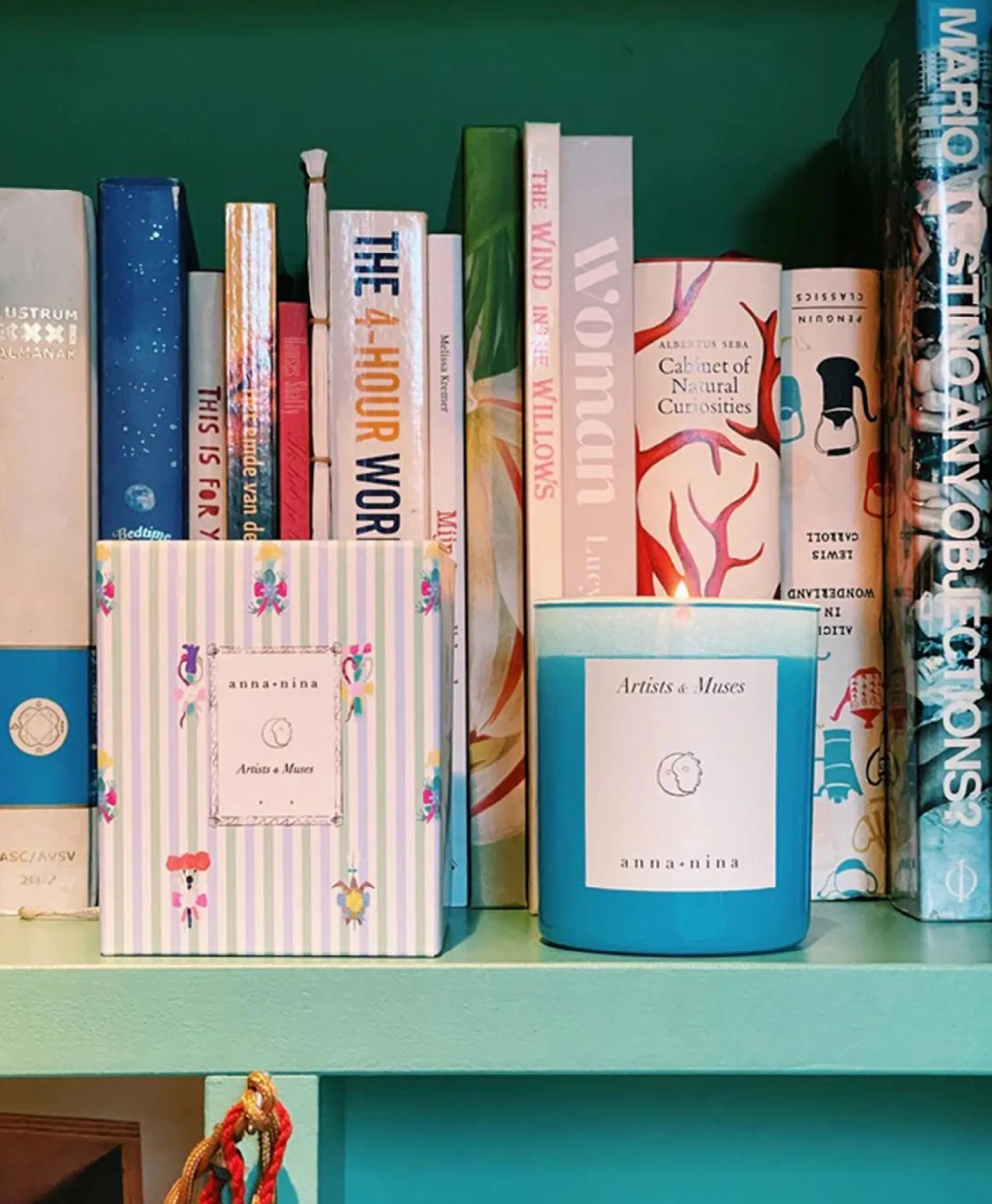 Anna+nina Kaars Artists And Muses Scented Candle Blauw*Lifestyle Lifestyle