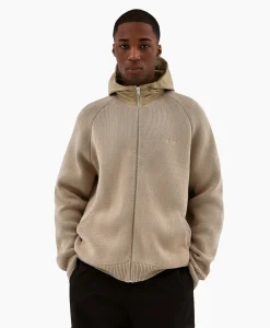 Arte Antwerp Vest Nylon Hood Off White*Heren Vesten