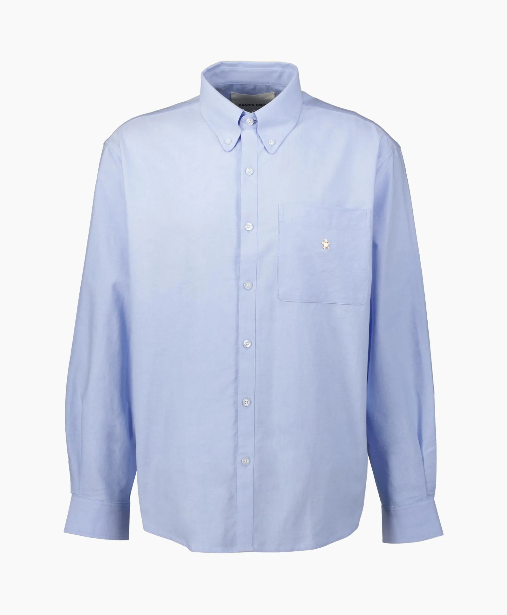 Bram's Fruit Bram's Fruit Overhemd Oxford Shirt Blauw*Heren T-Shirts