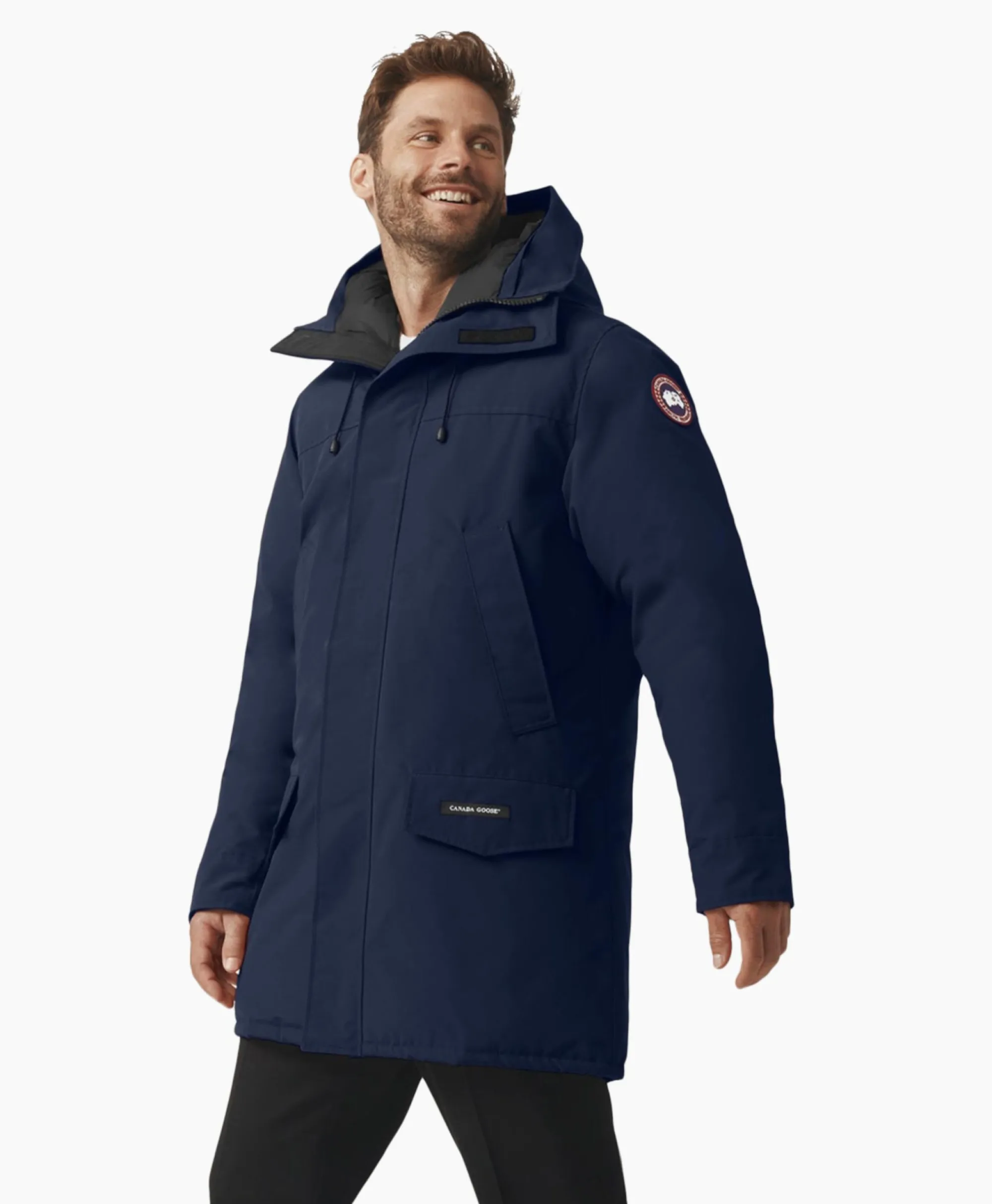 Canada Goose Gewatteerde Jas Langford Parka Blauw*Heren Jassen