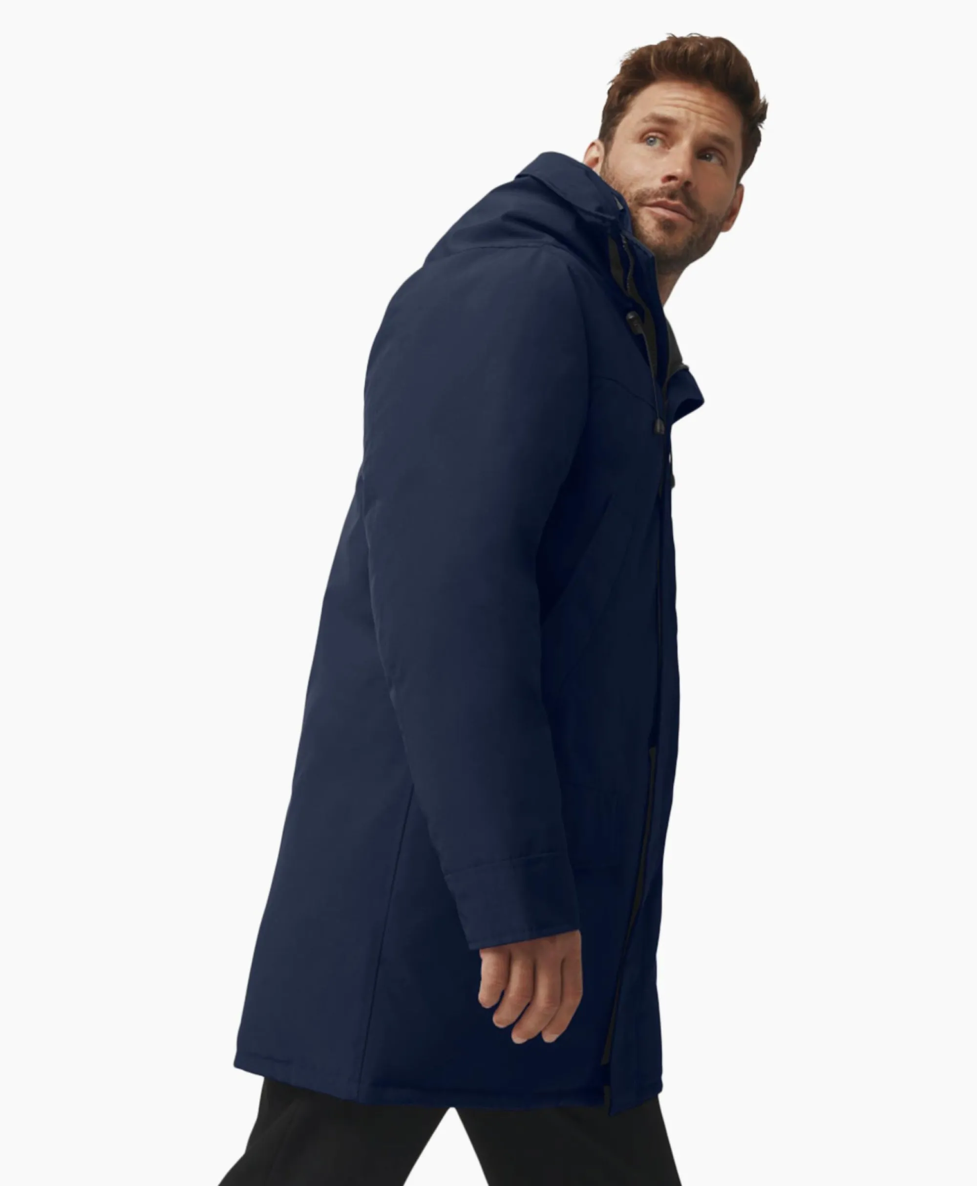 Canada Goose Gewatteerde Jas Langford Parka Blauw*Heren Jassen