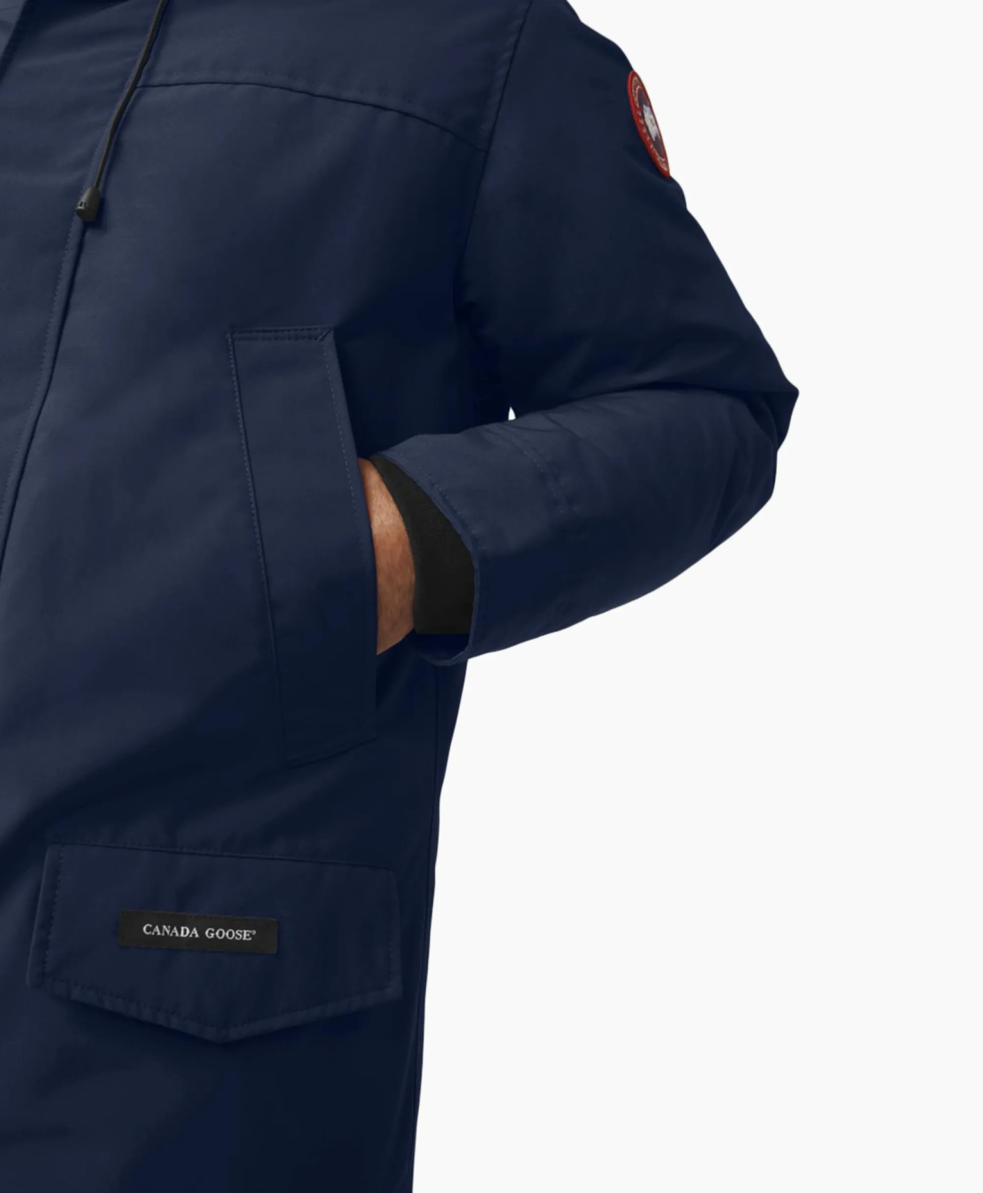 Canada Goose Gewatteerde Jas Langford Parka Blauw*Heren Jassen