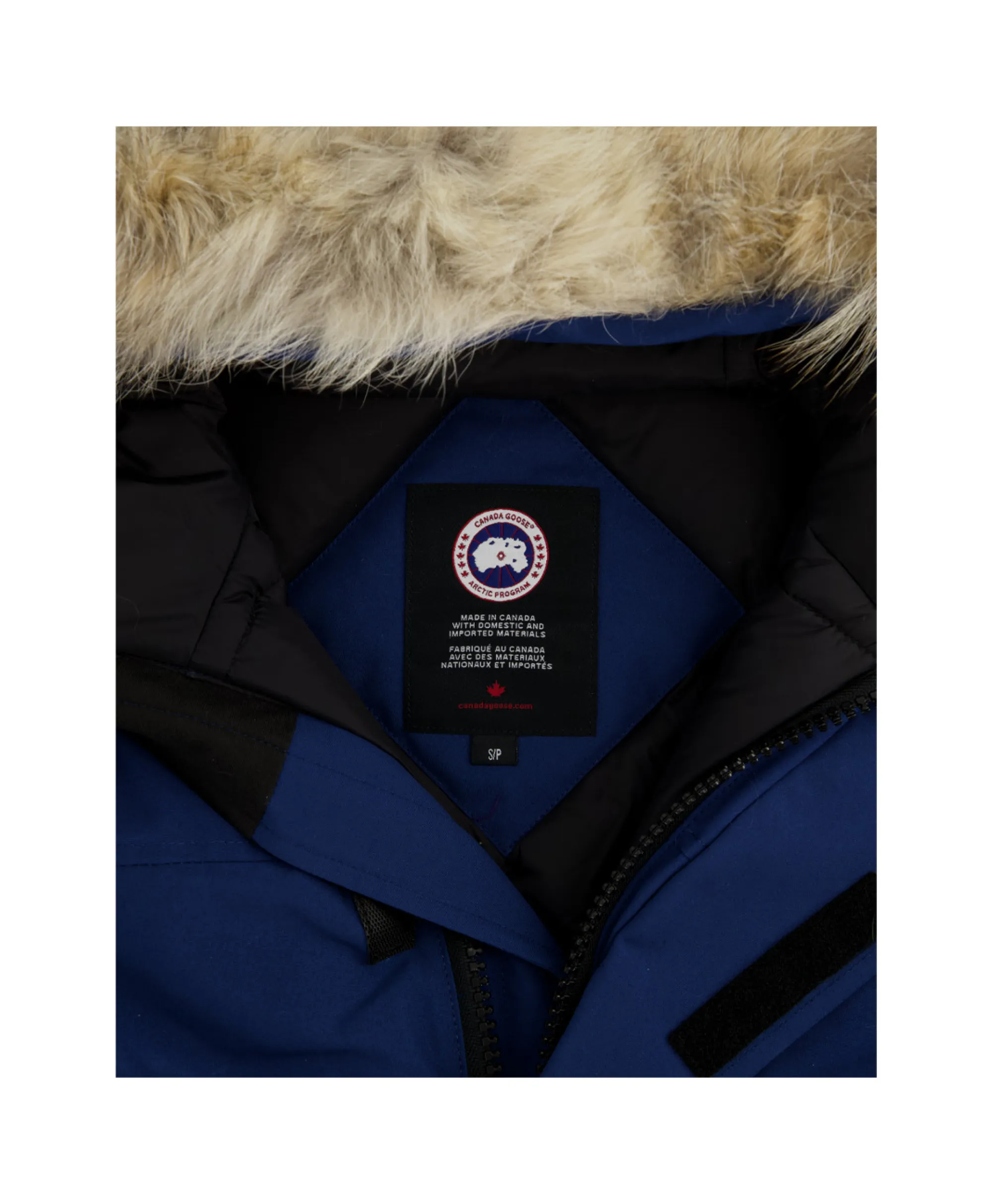 Canada Goose Gewatteerde Jas Langford Parka Blauw*Heren Jassen