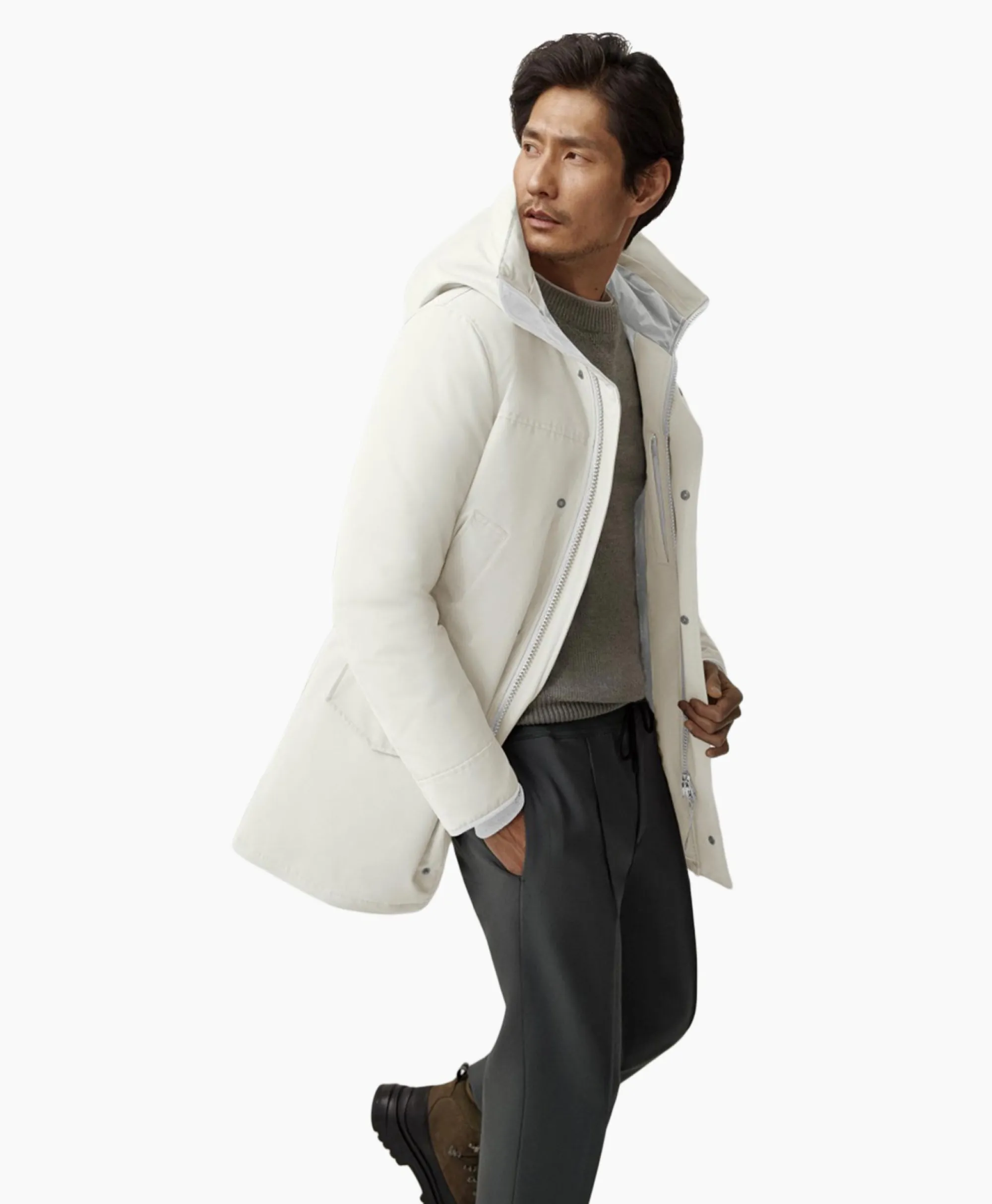 Canada Goose Parka Langford Beige*Heren Jassen