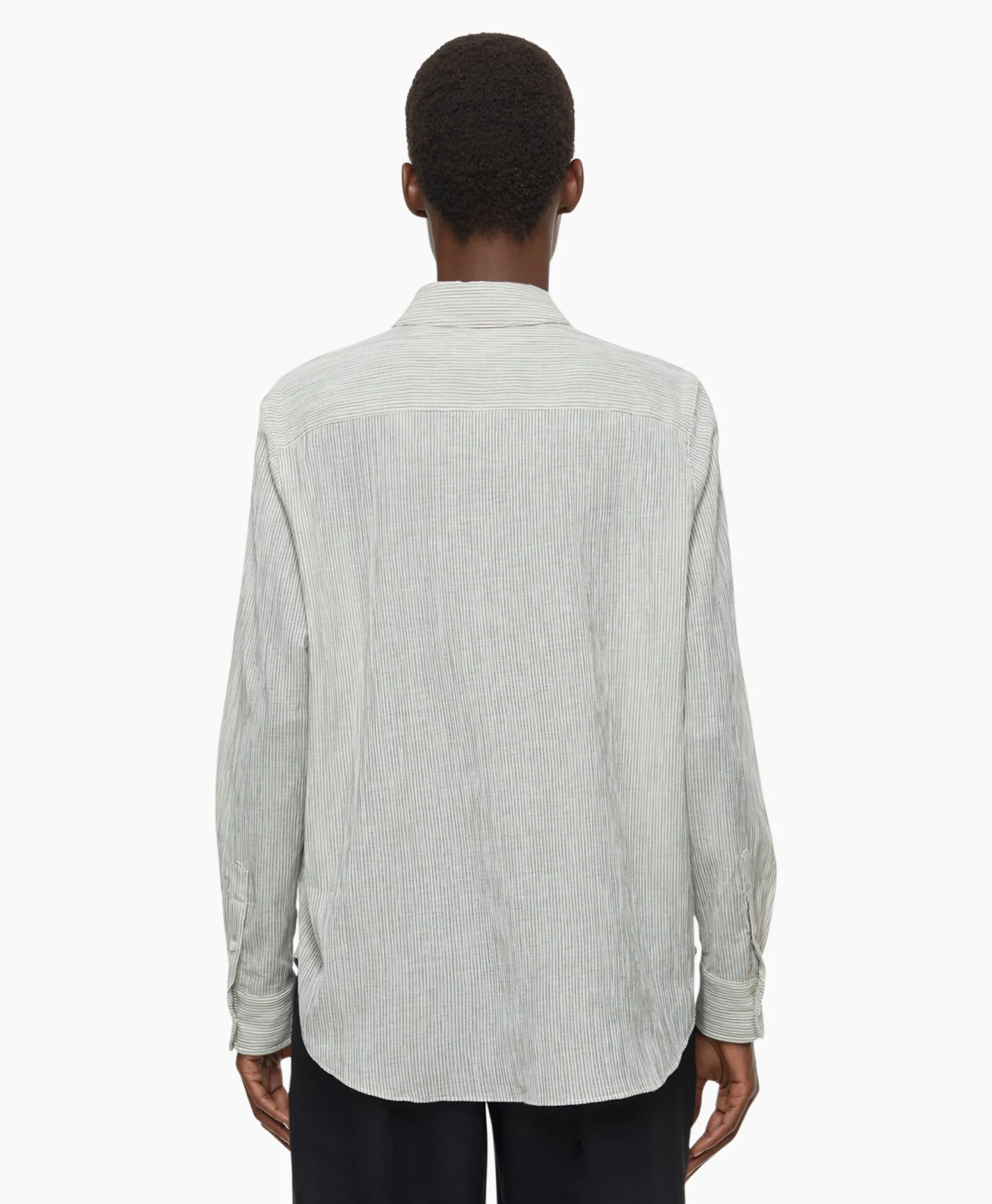 Closed Blouse Long Sleeve Ecru*Dames Blouses