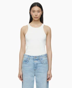 Closed Top Racer Ecru*Dames T-Shirts & Tops