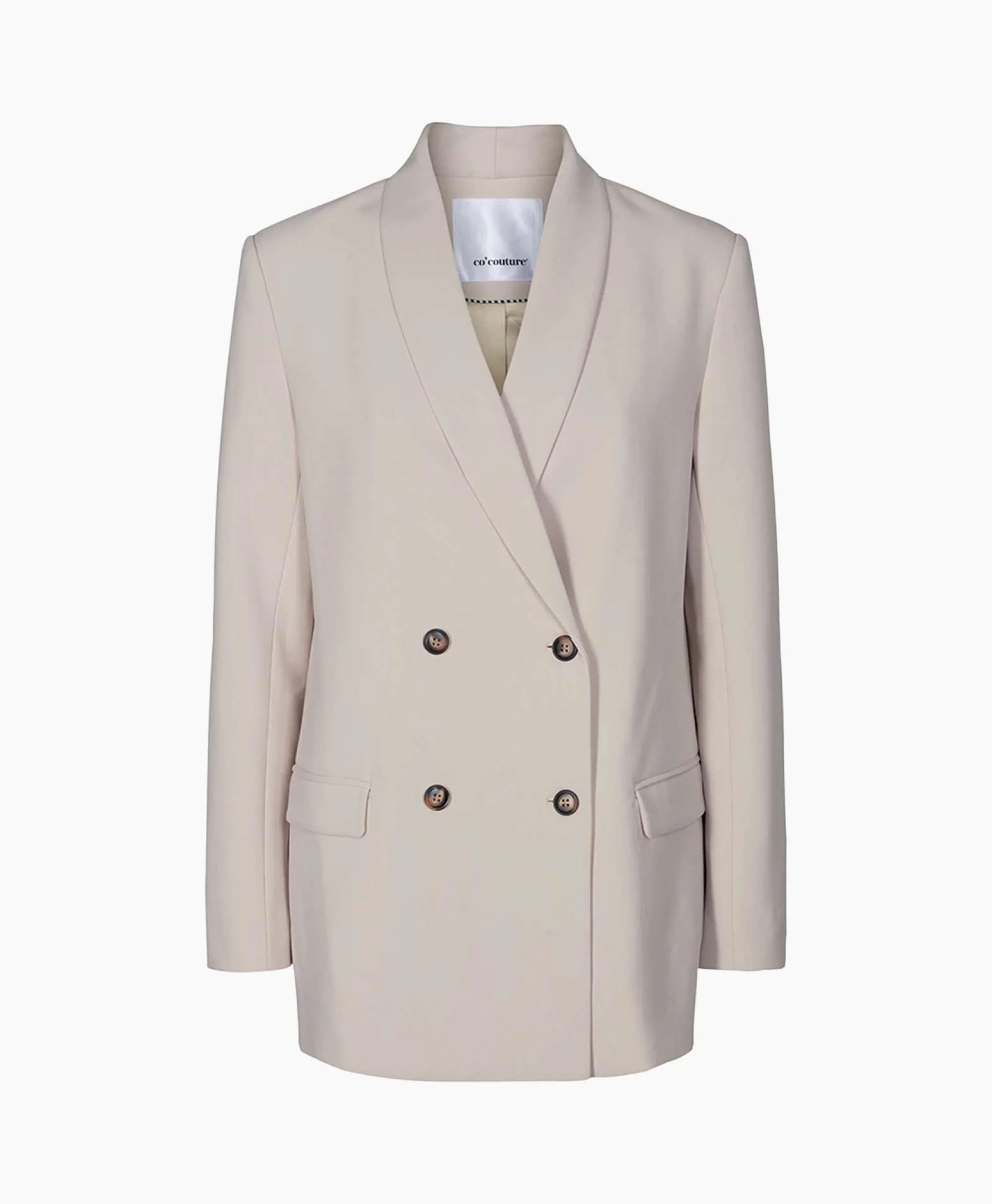 Co'couture Co'Couture Blazer Vola Oversize Beige*Dames Blazers