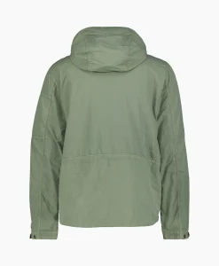 Cp Company Jack Flatt Nylon Reversible Hooded Groen*Heren Jassen