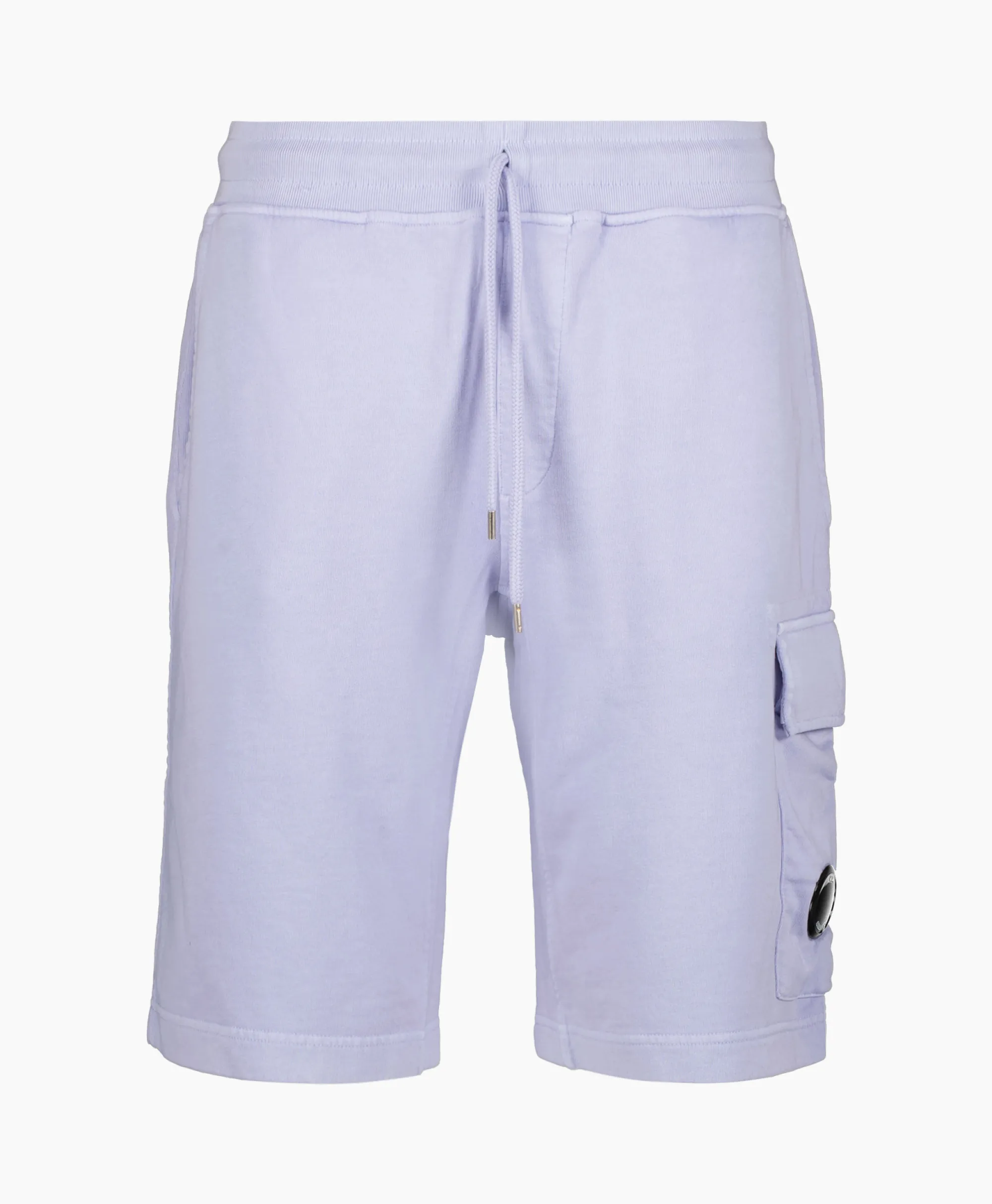 Cp Company Korte Broek Short Fleece Cargo Lila*Heren Broeken