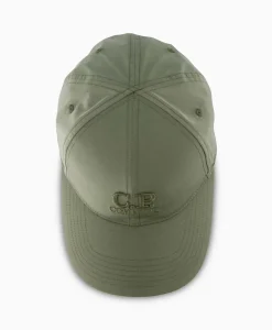 Cp Company Pet Chrome R Logo Groen*Heren Petten