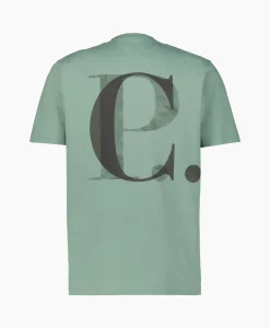 Cp Company T-Shirt Jersey Graphic Licht Groen*Heren T-Shirts