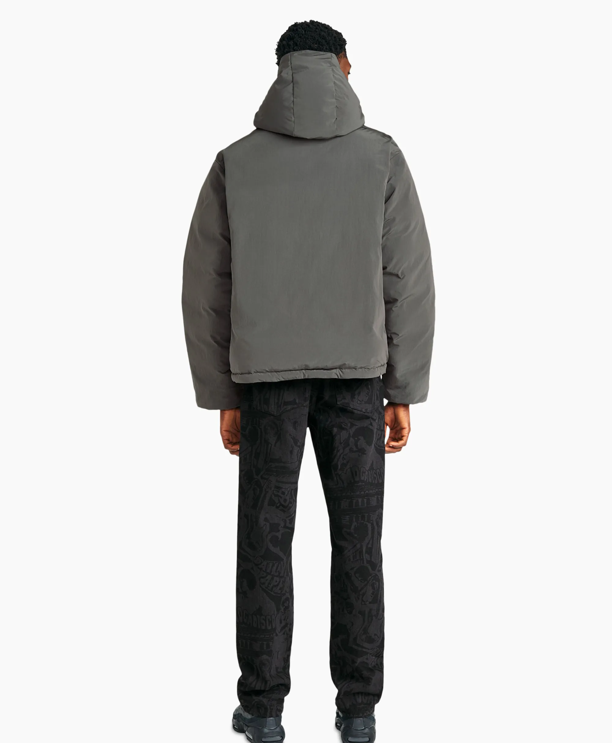 Daily Paper Gewatteerde Jas Joel Donkergrijs*Heren Jassen