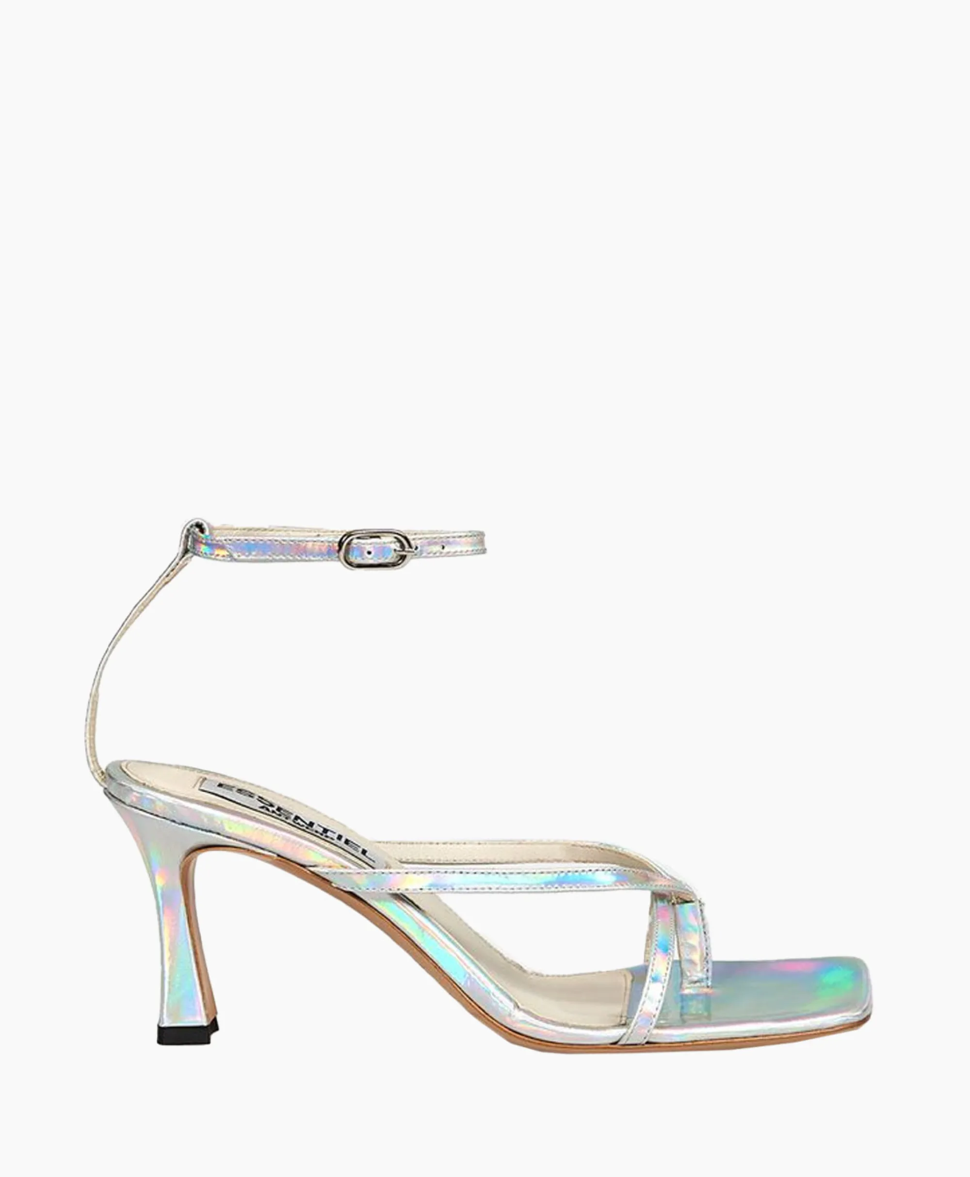 Essentiel Antwerp Sandaal Met Hak Dilver Zilver*Dames Sandalen