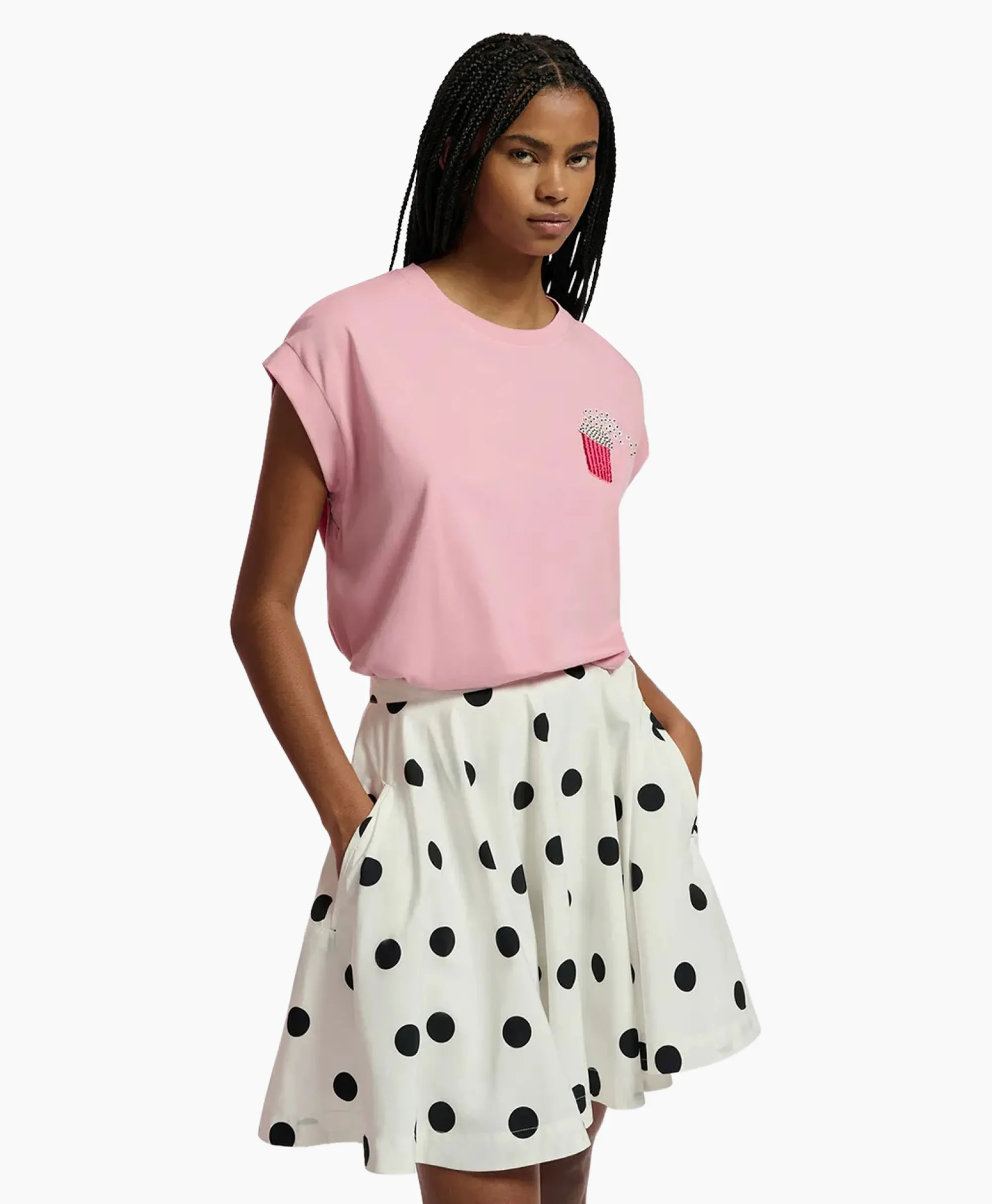 Essentiel Antwerp T-Shirt Korte Mouw Faustina Rood*Dames T-Shirts & Tops