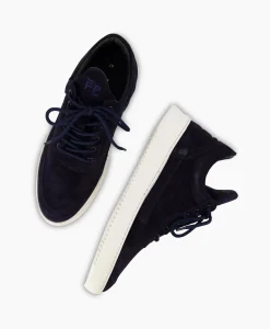 Filling Pieces Sneaker Low Top Suede Navy Donker Blauw*Heren Sneakers
