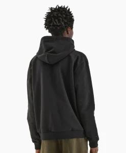 Flâneur Flaneur Hoodie Botanical Zwart*Heren Truien