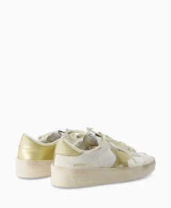Golden Goose Sneaker Stardan Leather Mirrored Star Wit*Dames Sneakers