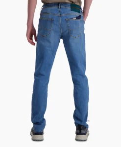 Jacob Cohen Jeans 5 Pkt Slim Fit Bard Midden Blauw*Heren Broeken