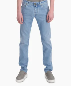 Jacob Cohen Jeans 5 Pkt Super Slim Fit Nick Blauw*Heren Broeken