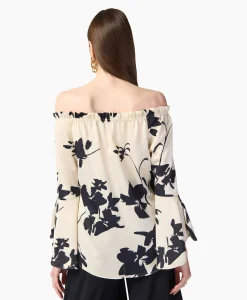Joseph Ribkoff Blouse Print Lange Mouwen Zwart Dessin*Dames Blouses