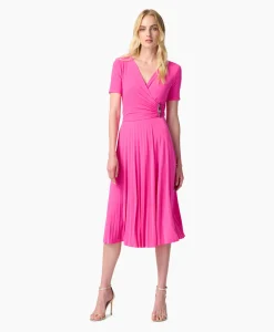 Joseph Ribkoff Maxi Jurk Korte Mouw Rose*Dames Jurken