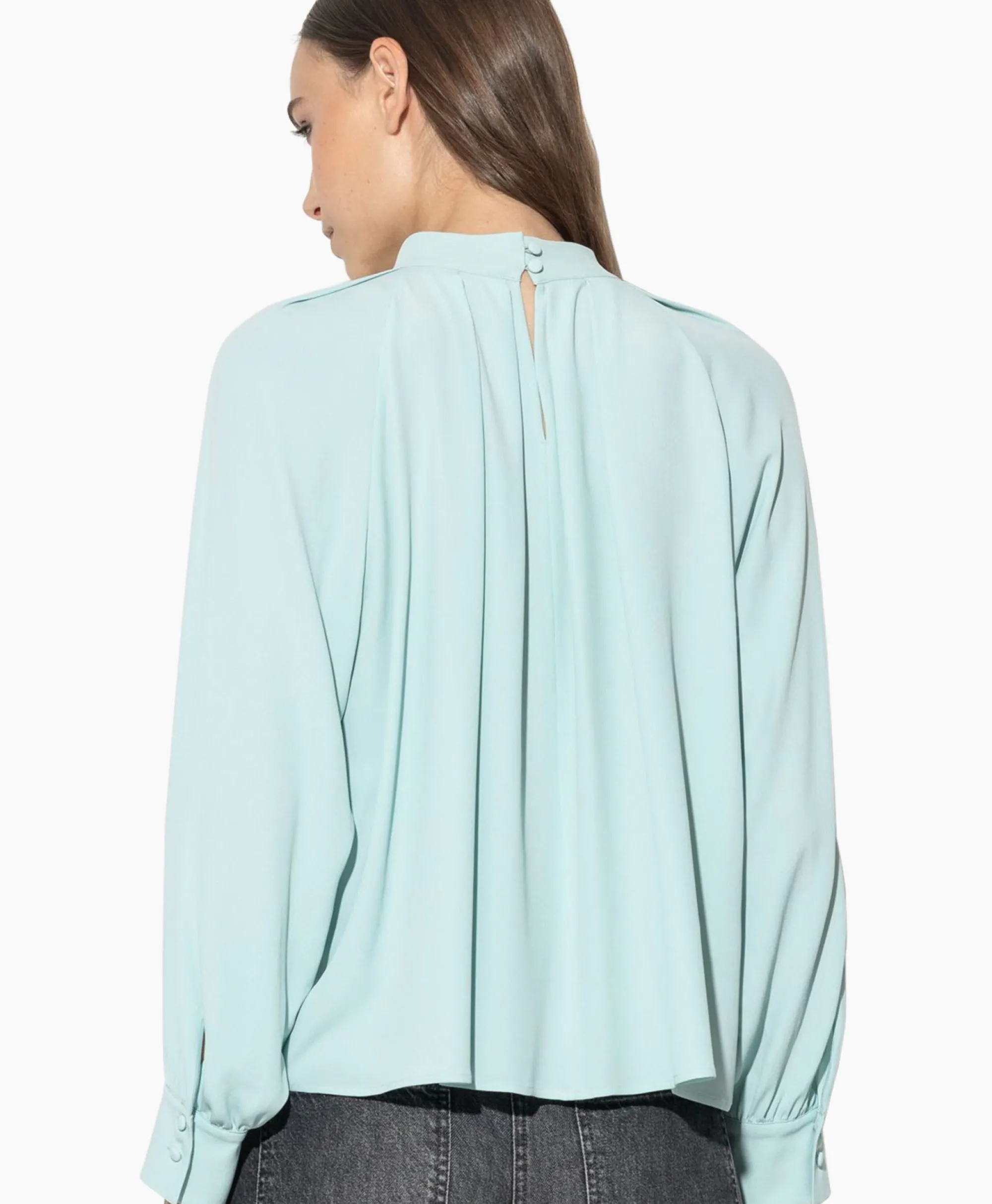 Luisa Cerano Blouse 298418/2179-0 Aqua*Dames Blouses