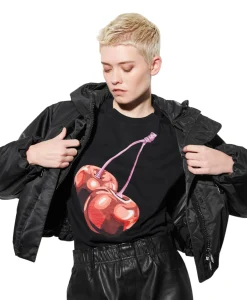 Luisa Cerano Jack 498581/4129-0 Zwart Dessin*Dames Jassen