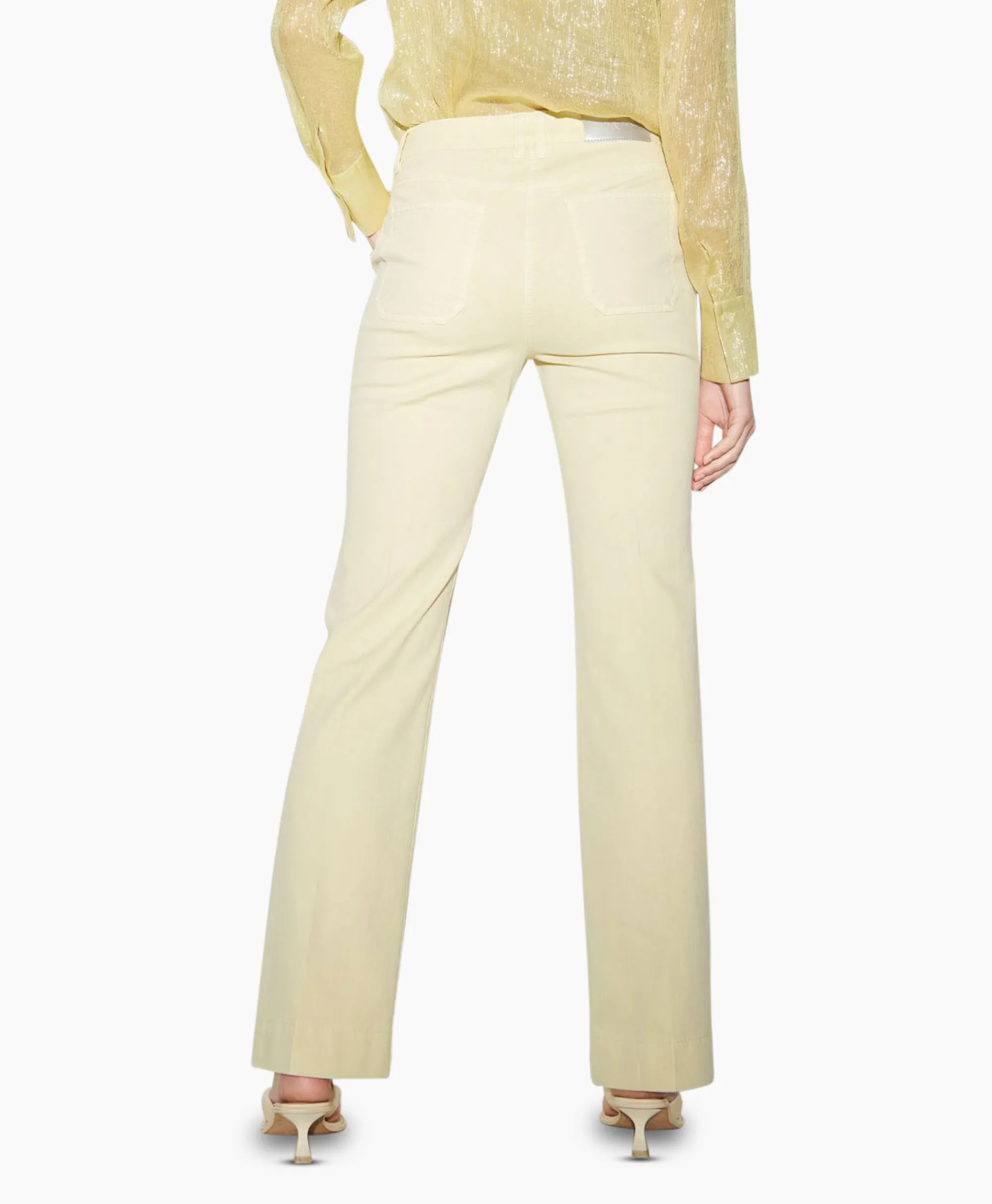 Luisa Cerano Jeans 698615/2198-0 Off White*Dames Broeken