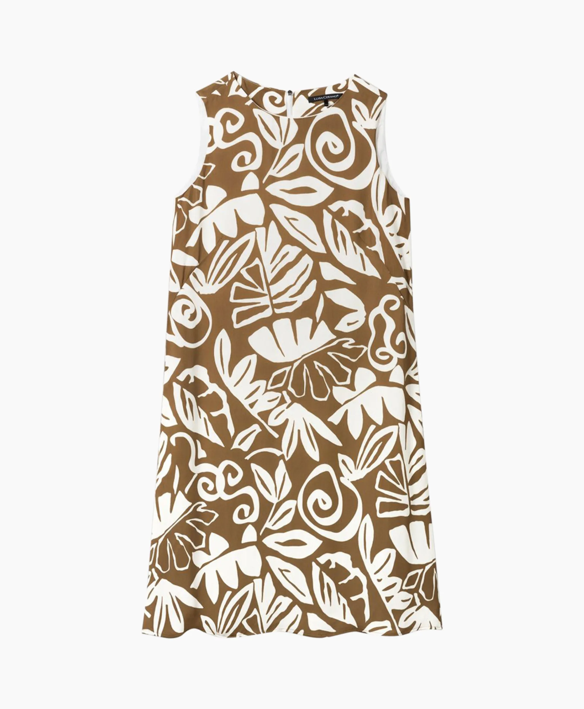 Luisa Cerano Mini Jurk 798496/3630-0 Bruin*Dames Jurken