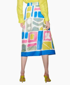 Luisa Cerano Rok 598237/3624-0 Off White*Dames Rokken