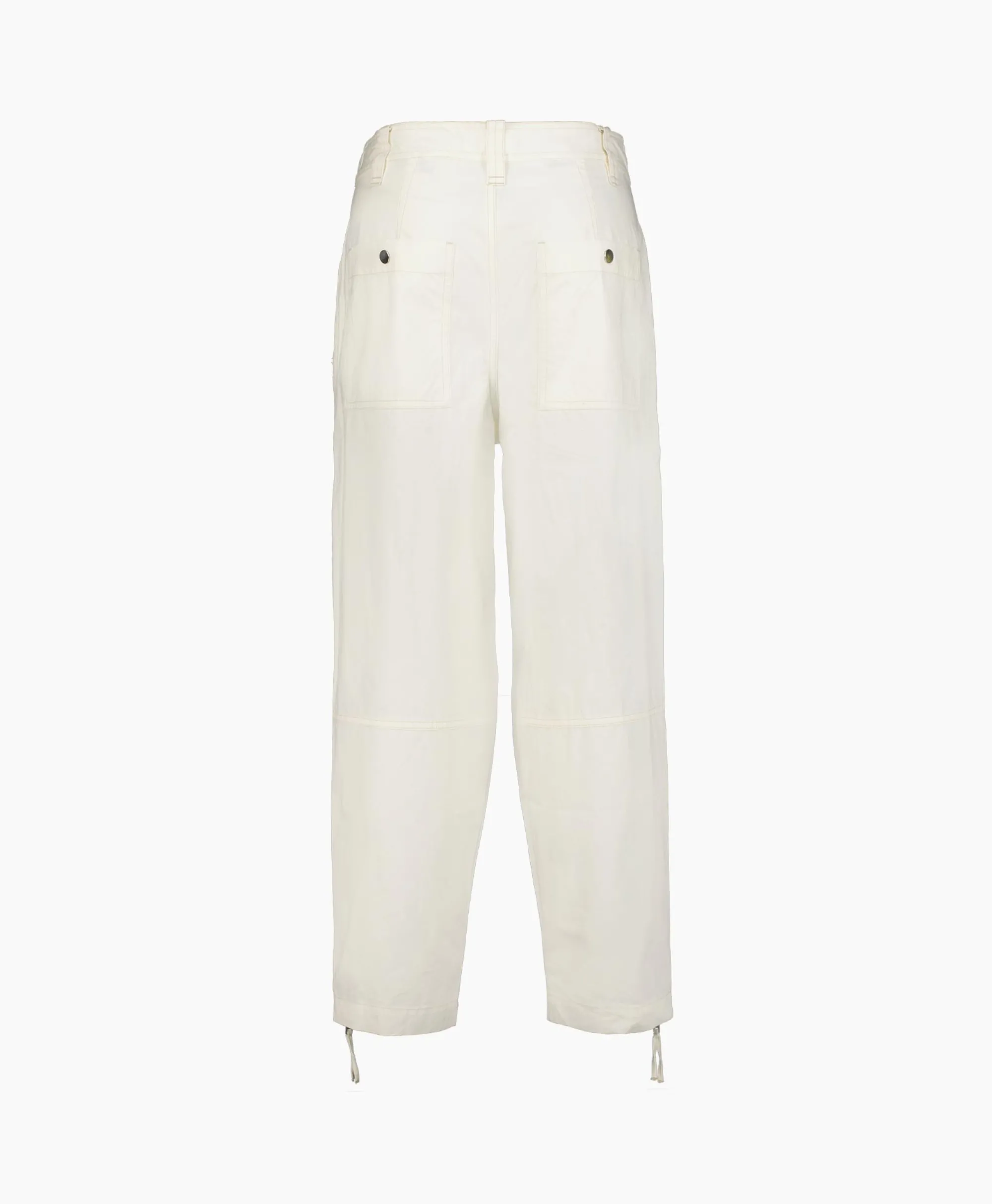 Marant Étoile Marant Etoile Cargobroek Kelvin-Gc Ecru*Dames Broeken