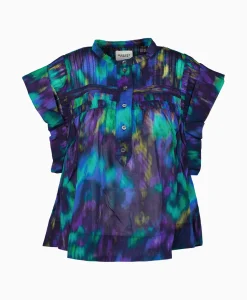 Marant Étoile Marant Etoile Top Leaza-Gb Blauw*Dames T-Shirts & Tops