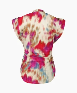 Marant Étoile Marant Etoile T-Shirt Korte Mouw Zilen-Gb Beige*Dames T-Shirts & Tops