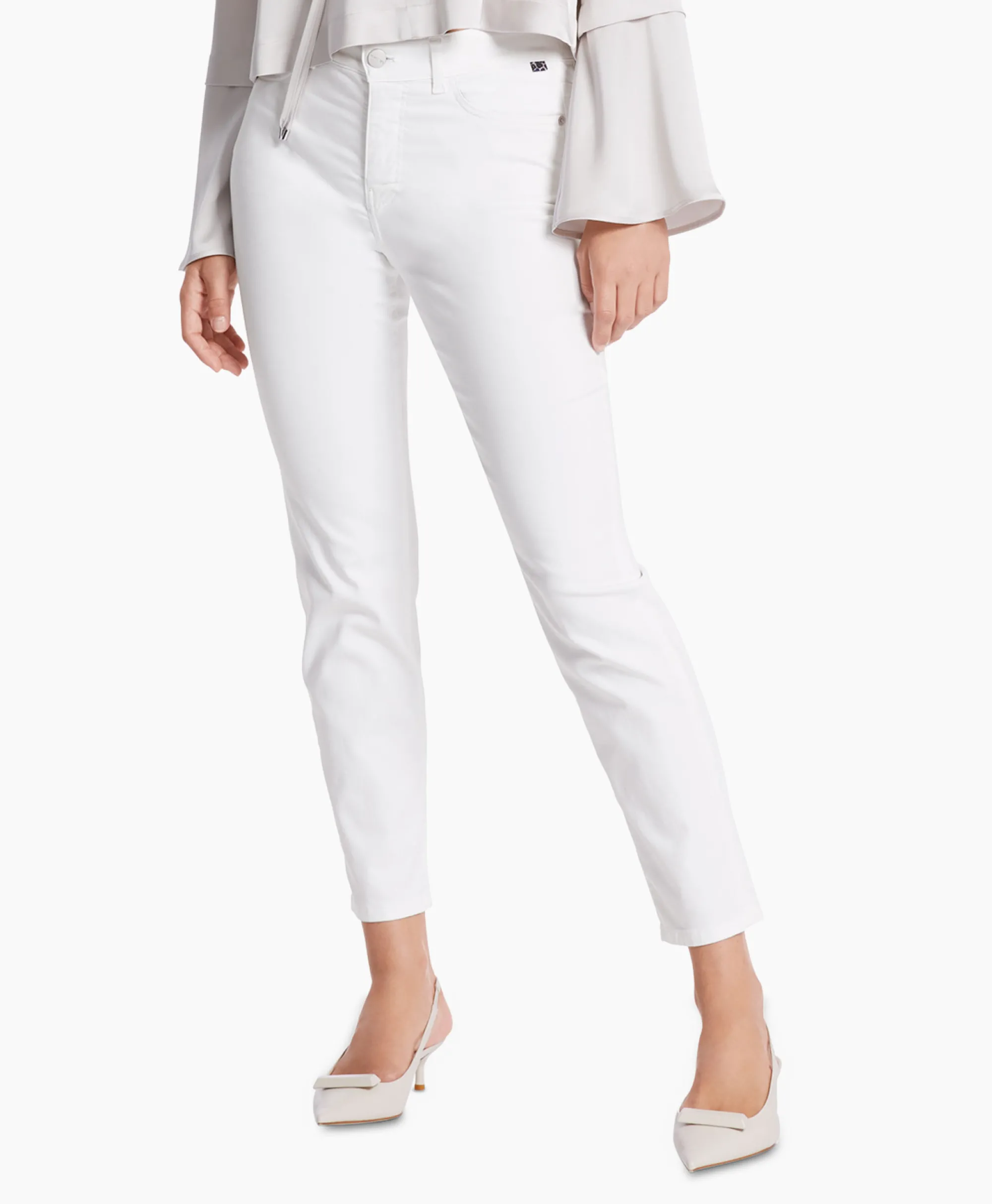 Marc Cain Pants Broek Wp 81.78 W01 Wit*Dames Broeken