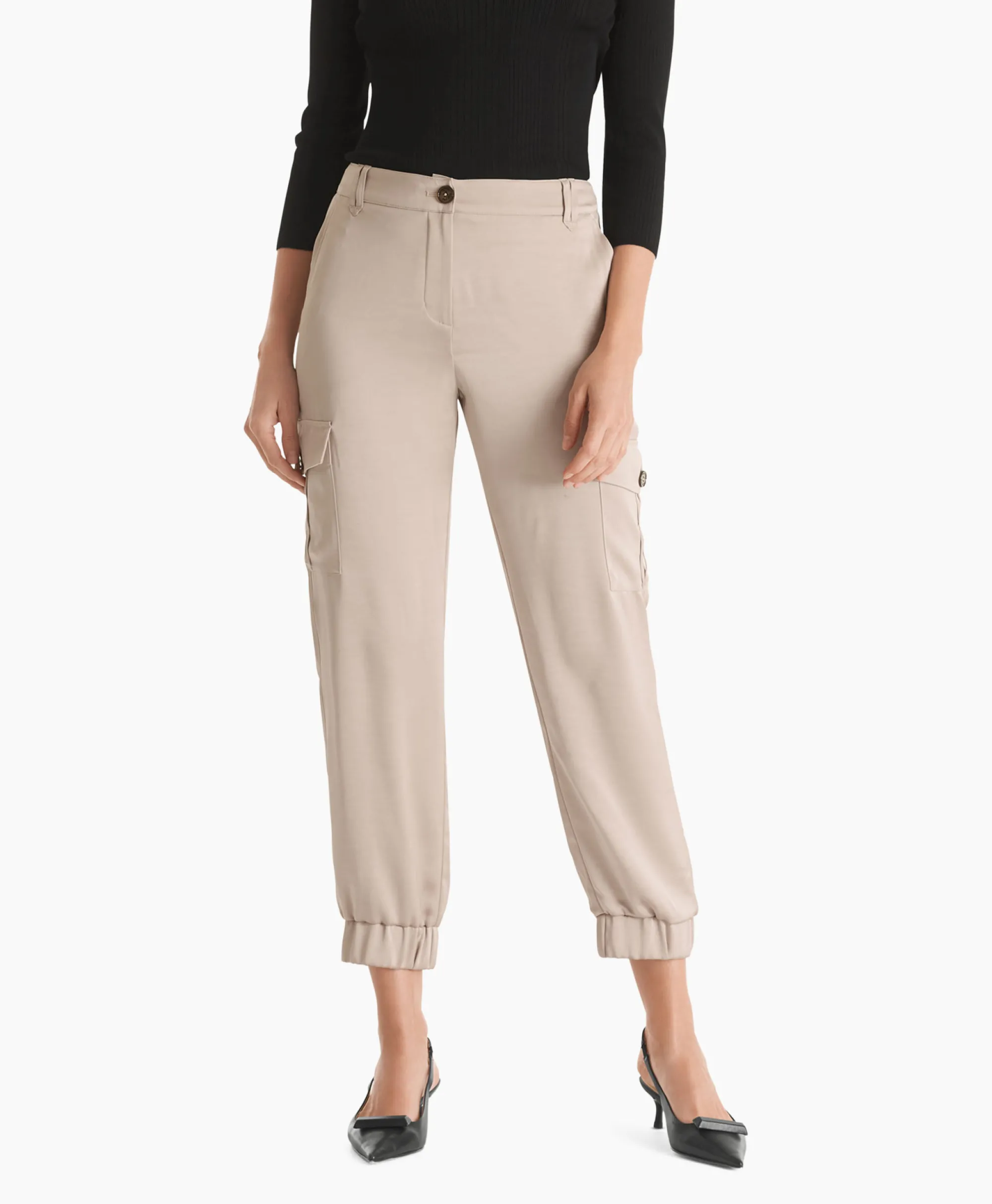 Marc Cain Pants Broek Wp 81.60 W52 Grijs*Dames Broeken