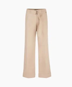 Marc Cain Pants Broek Wp 81.25 W07 Licht Grijs*Dames Broeken