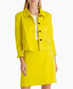 Marccain Additions Jack Wa 31.01 J24 Geel*Dames Jassen