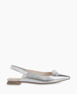 Marccain Bags And Shoes Ballerina Wb Sf.01 L05 Zilver*Dames Instappers