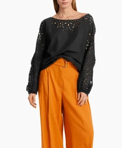 Marccain Collectie Blouse Wc 51.38 W68 Zwart*Dames Blouses