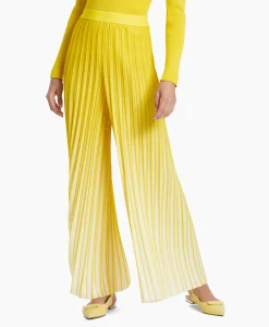 Marccain Collectie Broek Wc 81.36 W73 Geel*Dames Broeken