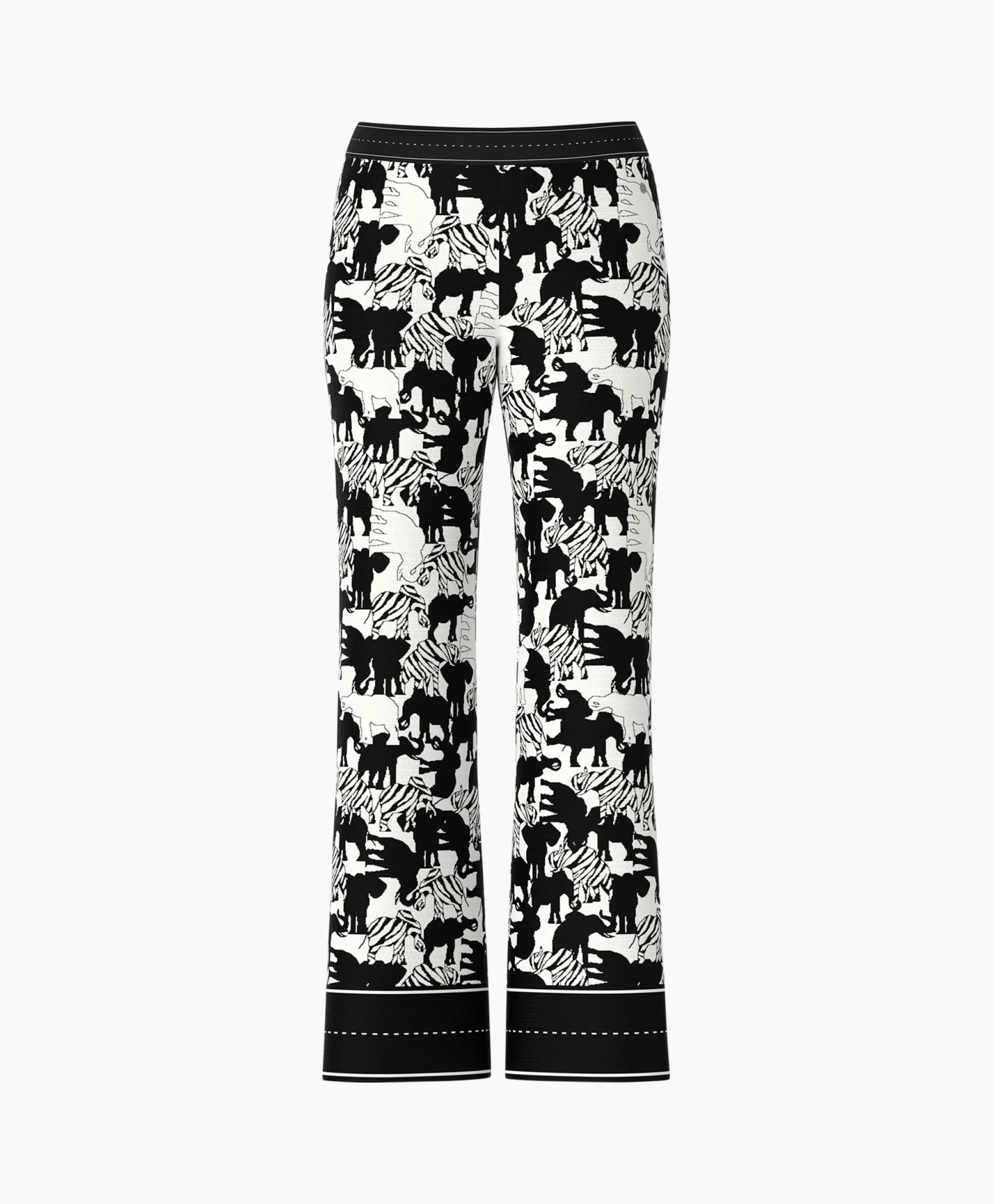 Marccain Collectie Broek Wc 81.04 M03 Print + 2 Kleurig*Dames Broeken