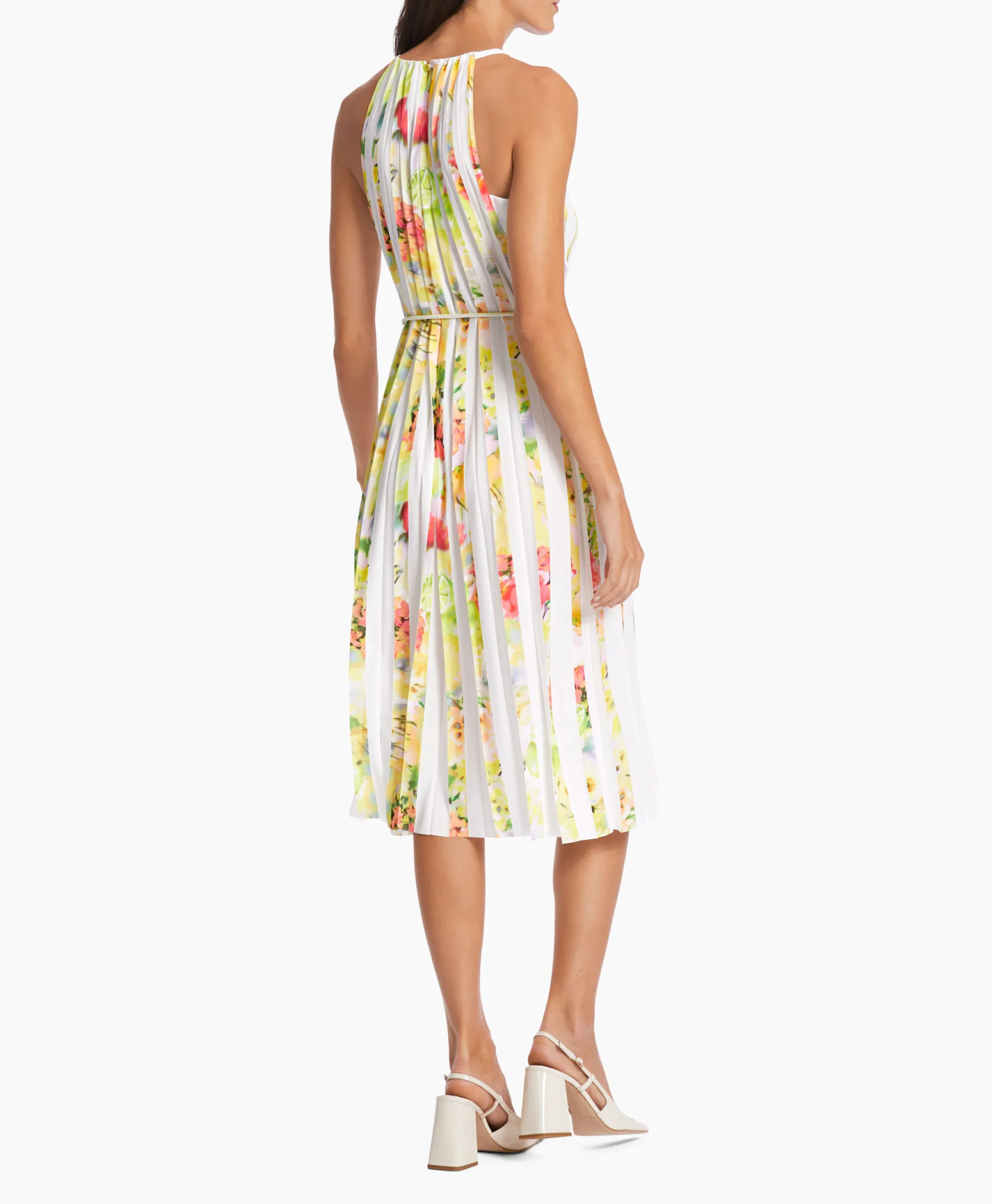 Marccain Collectie Jurk Wc 21.27 W36 Midden Geel*Dames Bruiloftskleding