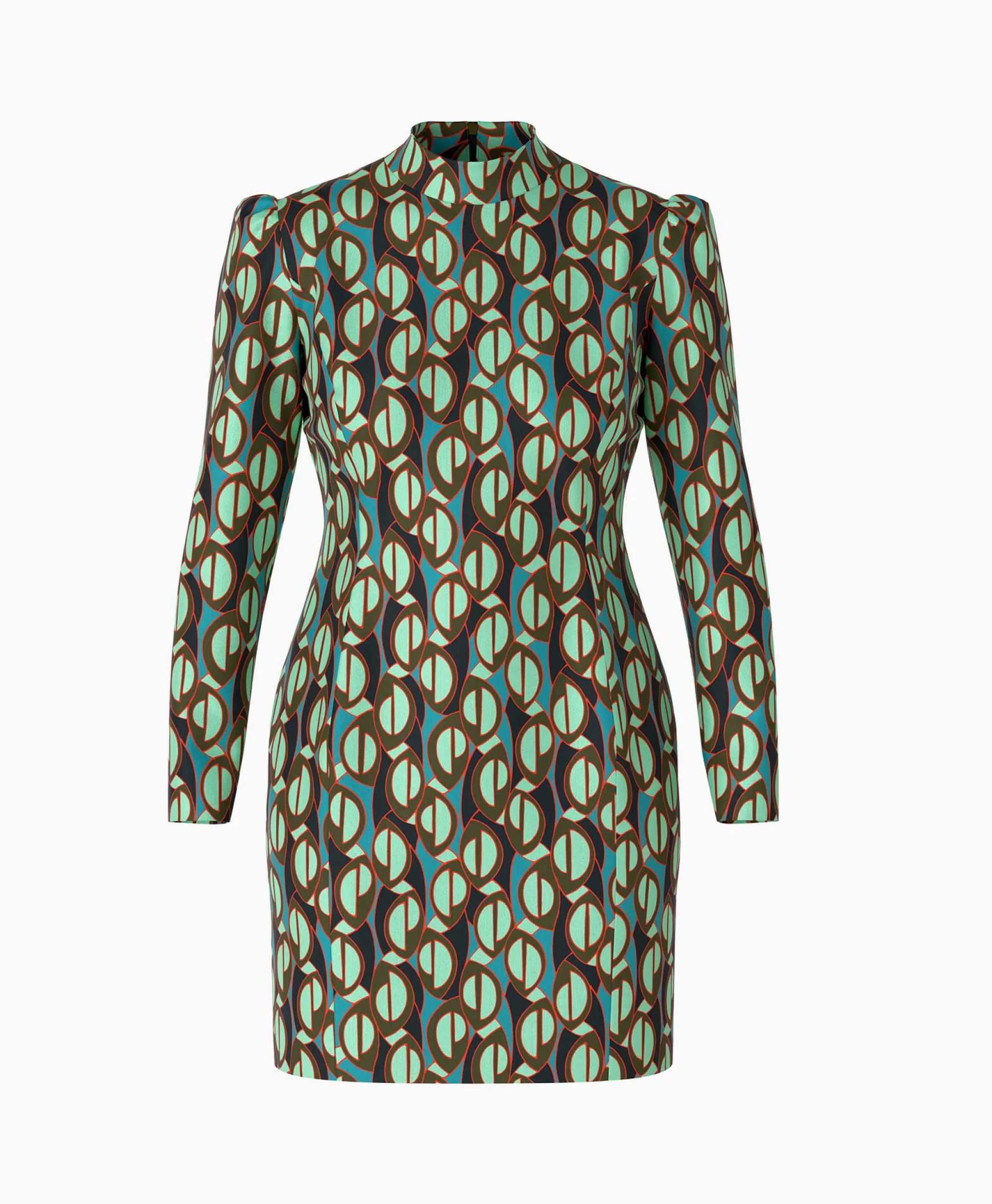 Marccain Collectie Jurk Wc 21.04 J01 Groen*Dames Bruiloftskleding